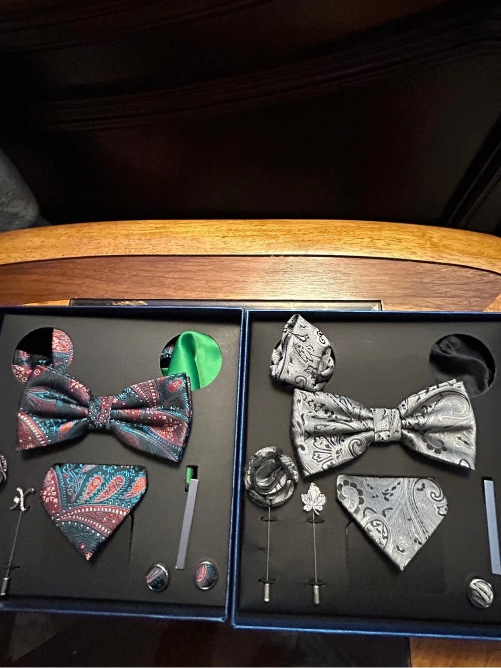 Kids Pink Bow Tie and Accessory Gift Set